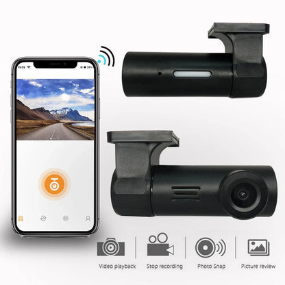 APP control smart car Wifi DVR Dash camera night vision video recorder HD1080P USB connection power supply