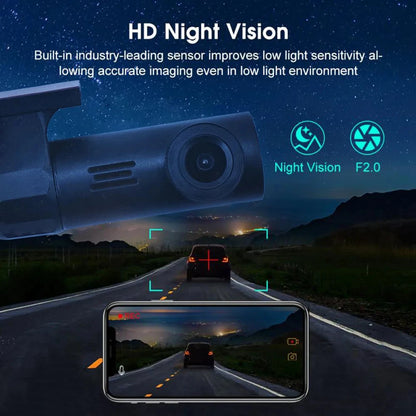 APP control smart car Wifi DVR Dash camera night vision video recorder HD1080P USB connection power supply